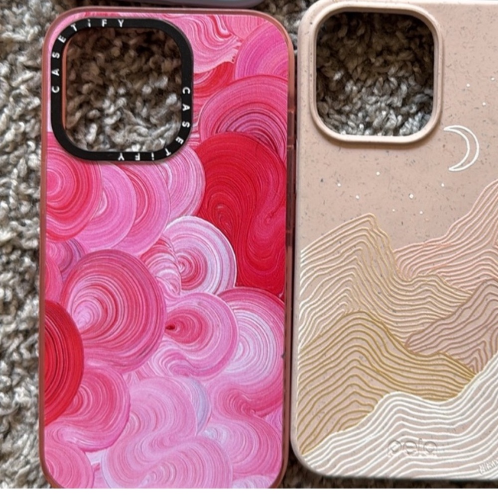 casetify pink swirly case for iphone 13 pro